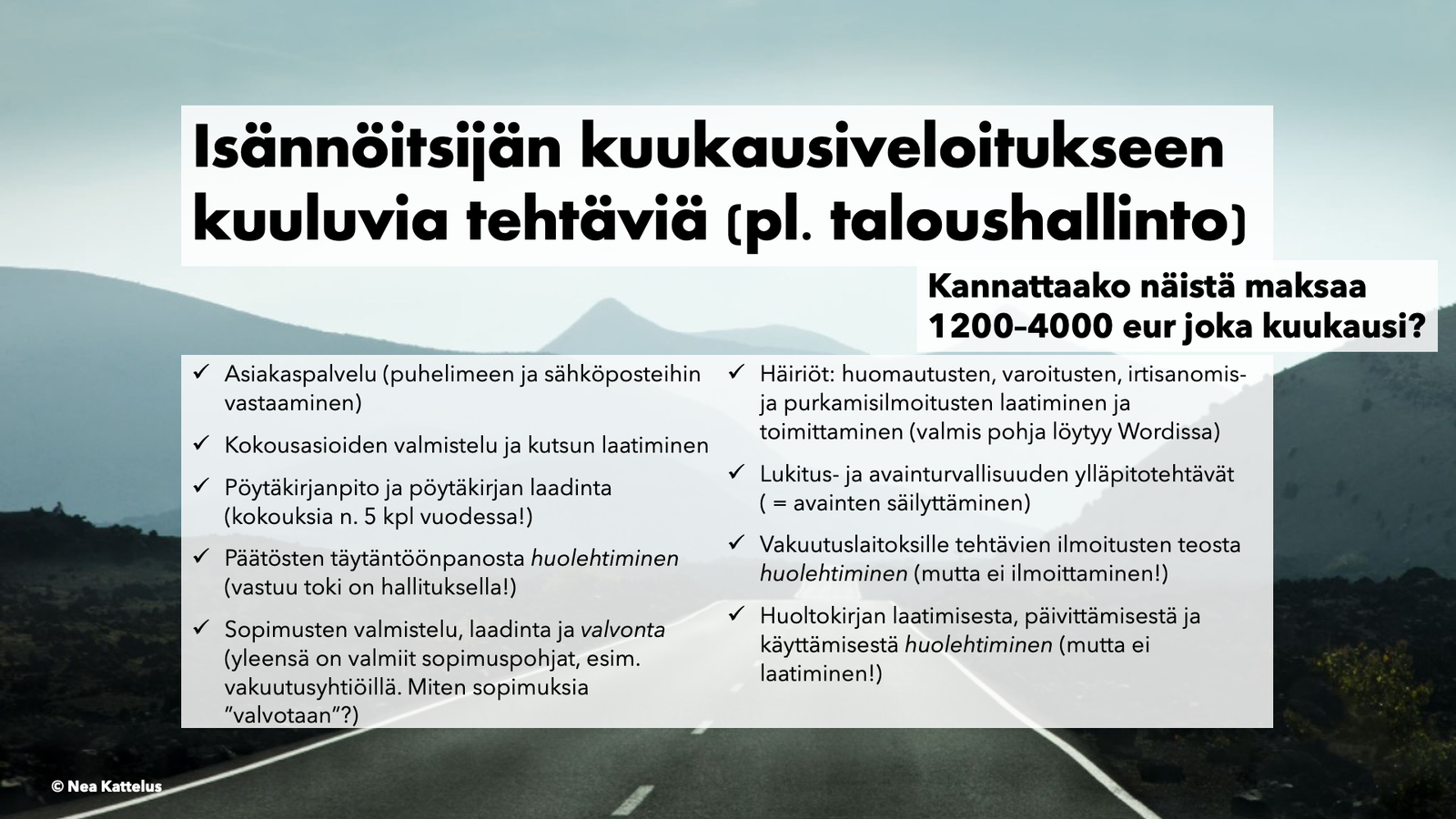 Taloyhtiön palvelut